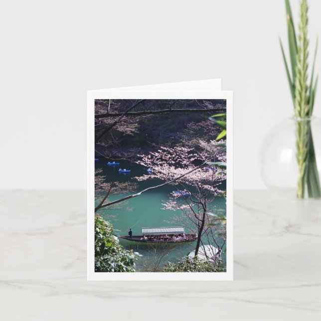 Carte Printemps en Arashiyama, Kyoto, Japon (Devant)