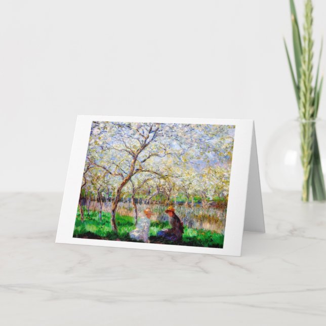 Carte Printemps, Monet (Devant)