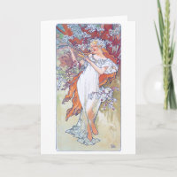 Printemps (Quatre Saisons), Alphonse Mucha