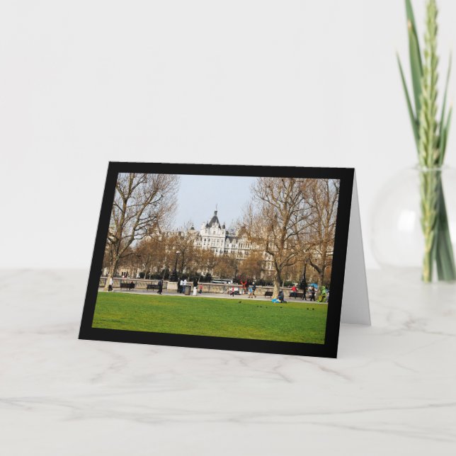 Carte Printemps sur l'Embankment (Devant)