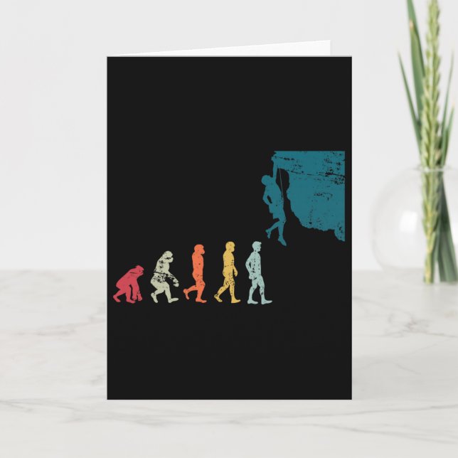 Carte Prise d'Evolution Climber Montagnes Alpes Escalade (Devant)