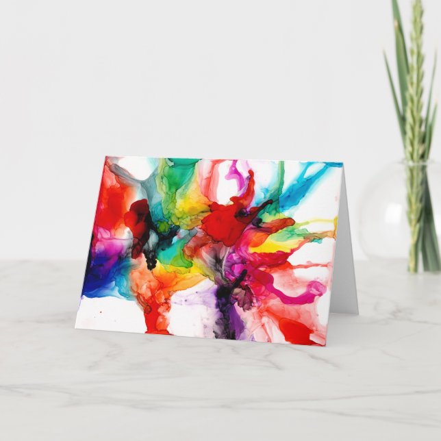 Carte Prisme de bijoux - Aquarelle (Devant)