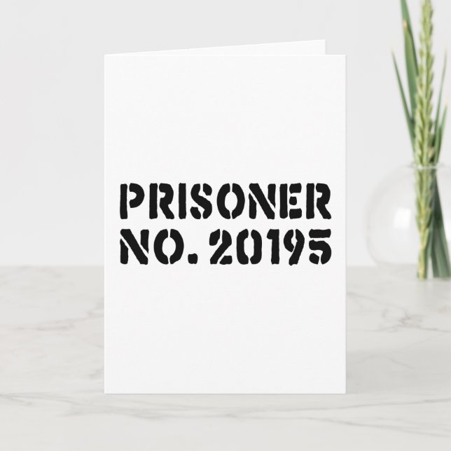Carte Prisonnier no 20195 (Devant)
