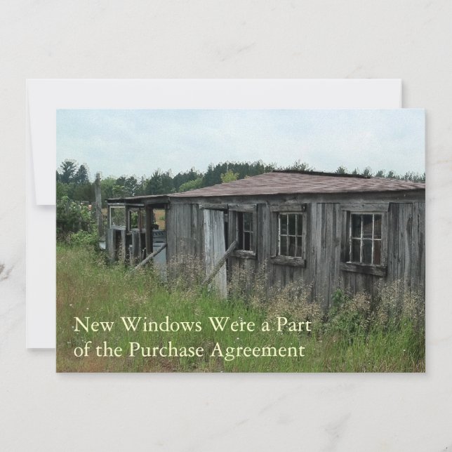 Carte privée Funny Changement d'adresse : Nouvelle (Devant)