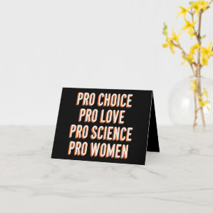 Carte Pro Choice Droits des femmes Patriarcat féministe 