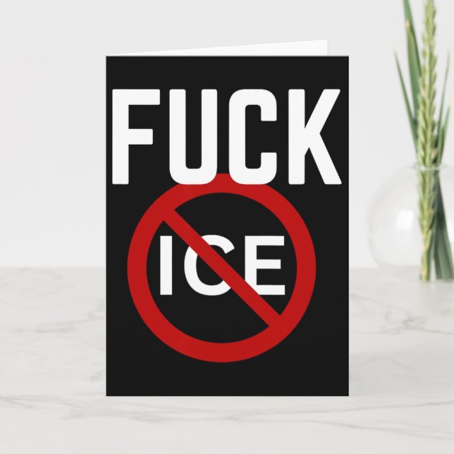 Carte Pro-immigrés anti-glaces anti-discrimination anti- (Devant)