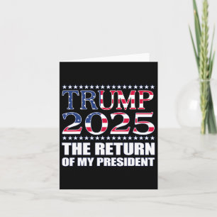 Carte Pro Trump Shirt 2024 Le Retour De Mon Président Tr