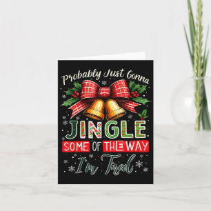 Carte Probablement juste agiter un peu Noël