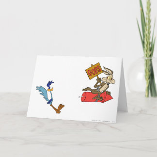 Carte Produits à base de charbon WILL E Coyote et ROAD R