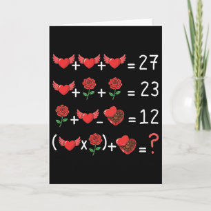 Carte Prof de maths drôle 67 Saint-Valentin prof de math