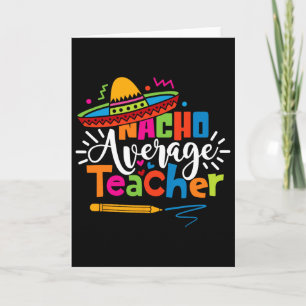 Carte Prof non moyen Fiesta Cinco De Mayo Mexicain