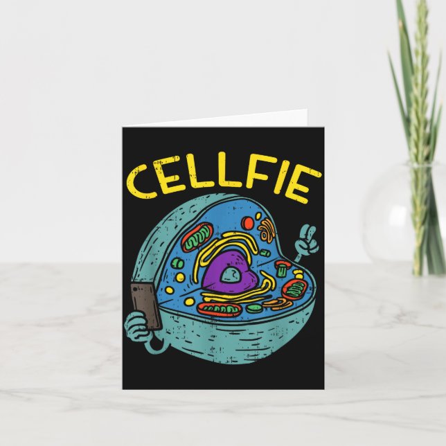 Carte Professeur de biologie scientifique drôle Cell Fie (Devant)