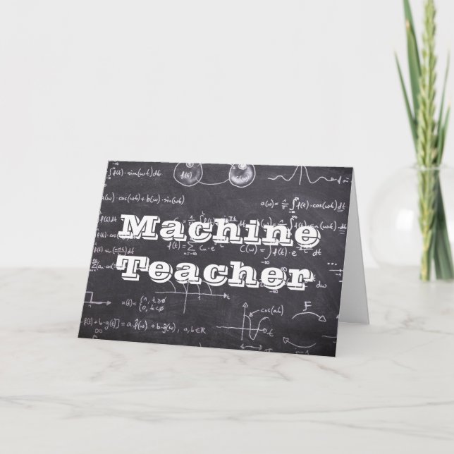 Carte Professeur de machine (Devant)