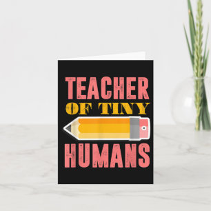 Carte Professeur De Minuscules Humains Funny Maternelle