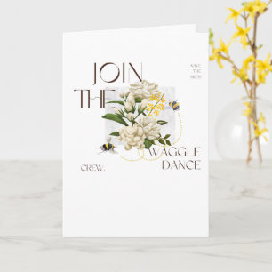 Carte Professeur de science de la danse frétillante pour