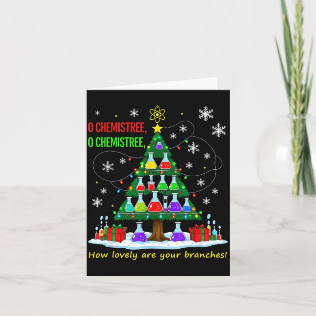 Carte Professeur de sciences de Noël 67 Meme Santa Oh Ch (Devant)