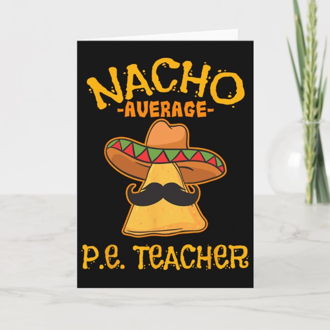 Carte Professeur d'éducation physique moyen nacho Mexica (Devant)