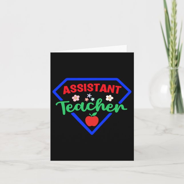 Carte Professeur Istant Superhero Appréciation Retour À  (Devant)