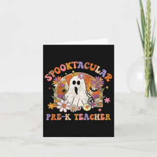Carte Professeur Pré-k Spooktacular Happy Halloween Matc