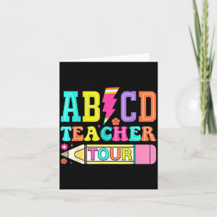 Carte Professeur Tour Retour à l'école Nouvel An Premier