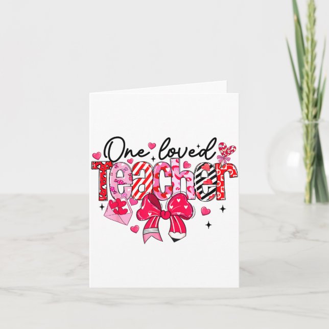 Carte Professeur Valentine Aima La Saint-Valentin Profes (Devant)