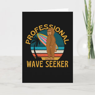 Carte Professional Wave Seeker Funny Surf