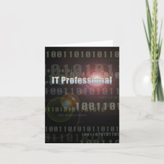 Carte Professionnel informatique binaire