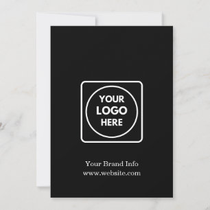 Carte professionnelle noire Sur mesure