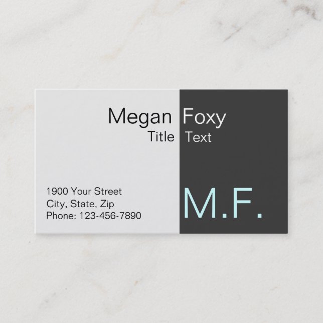 Carte professionnelle pour les talents (Devant)