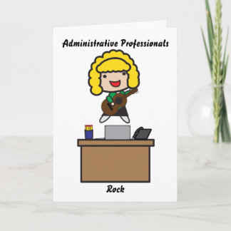 Carte Professionnels de l'administration Rock Blonde
