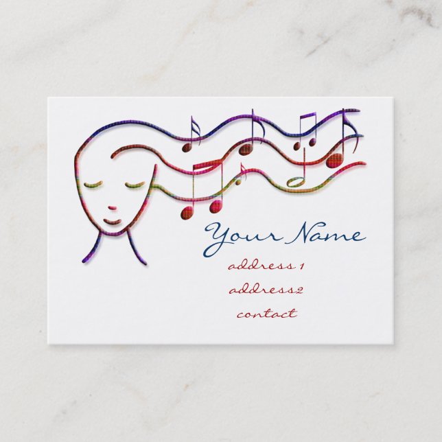 carte profil musique (Devant)