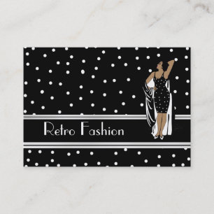 Carte profil Retro Mode Vintage