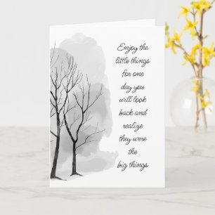 Carte Profitez de petites choses Citation de vie inspira
