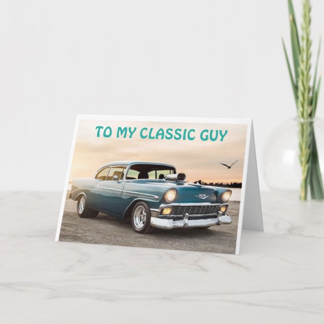 CARTE PROFITEZ DE VOTRE ANNIVERSAIRE "AVEC MOI" TYPE CLA (Devant)