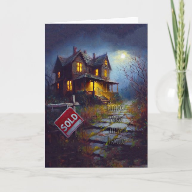 Carte Profitez de votre nouvelle maison (Devant)