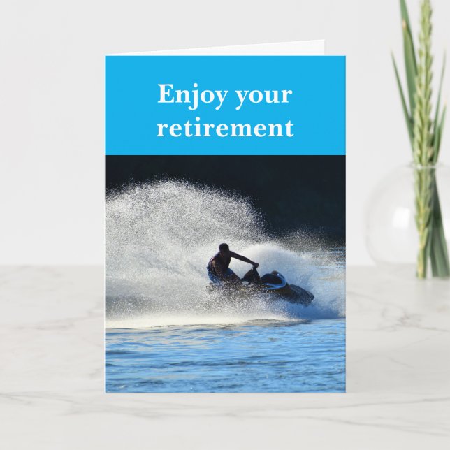 Carte Profitez de votre retraite. (Devant)