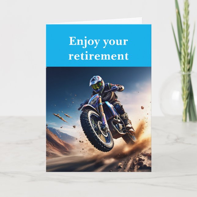 Carte Profitez de votre retraite. (Devant)