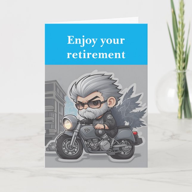 Carte Profitez de votre retraite. (Devant)