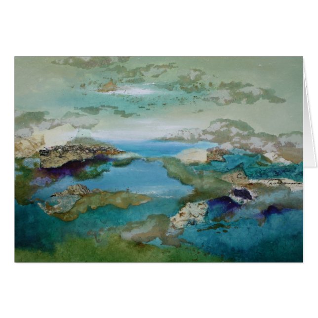 Carte profonde sereine (Devant horizontal)