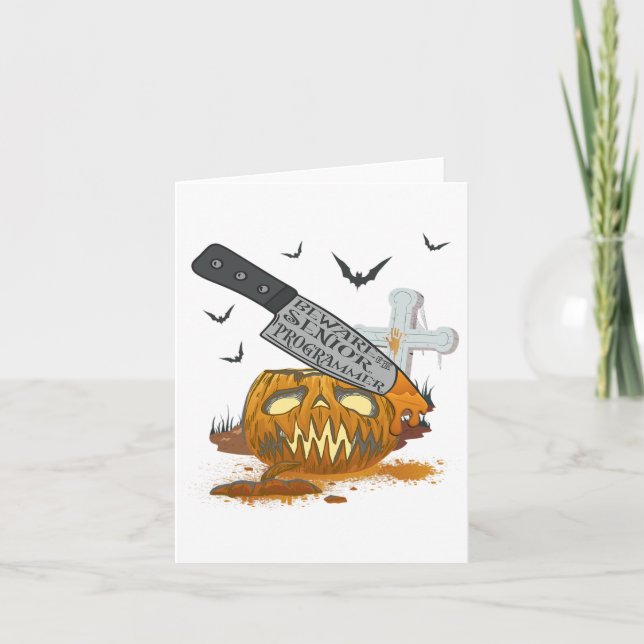 Carte Programmateur principal Funny Halloween Party (Devant)