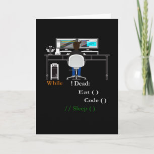 Carte Programmeur et développeur informatique