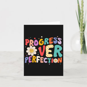 Carte Progrès Motivationnel sur la perfection Enseignant