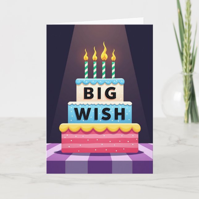 Carte Projecteur d'anniversaire (Devant)