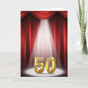 Carte Projecteur pour le 50e anniversaire de mariage Fél