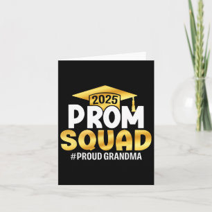 Carte Prom Squad 2025 Graduate Prom Cl De 2025 Fier Arg