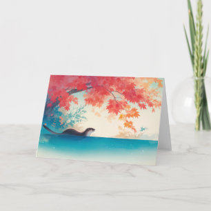 Carte Promenade d'automne Otter