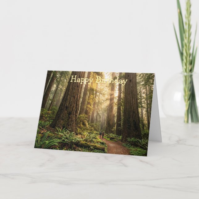 Carte Promenade en forêt (Devant)