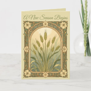 Carte Promesse de printemps Illustration de pousse de Sa