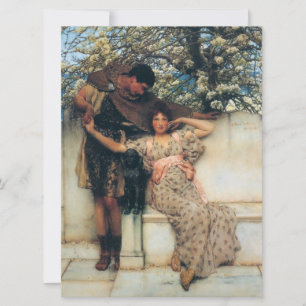 Carte Promesse du printemps (ami et ami)