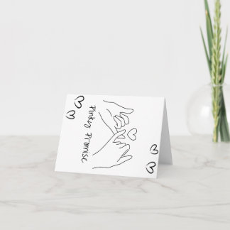Carte Promesse Pinky